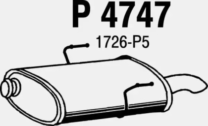 Амортизатор FENNO P4747