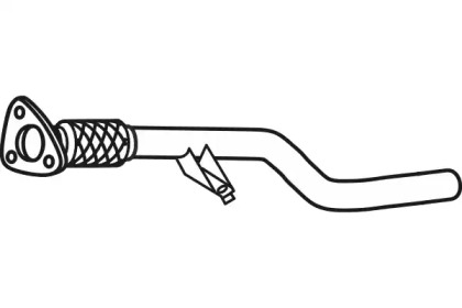 Труба выхлопного газа FENNO P49011
