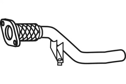 Труба выхлопного газа FENNO P49020