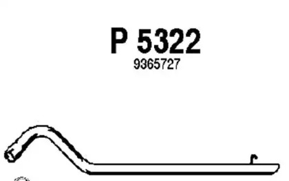 Труба выхлопного газа FENNO P5322