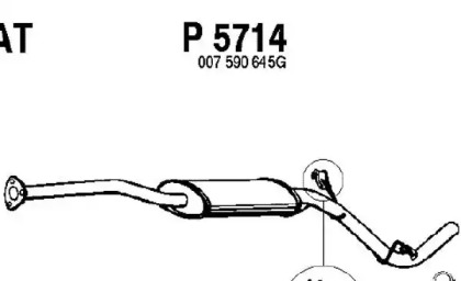 Амортизатор FENNO P5714