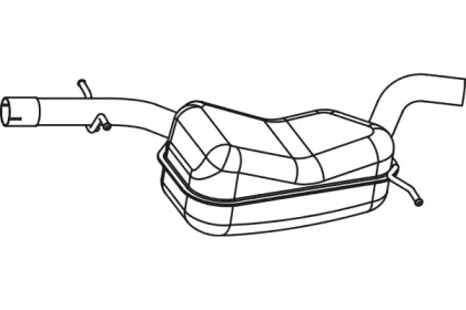 Средний глушитель выхлопных газов FENNO P5777