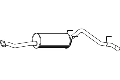 Глушитель выхлопных газов конечный FENNO P6526
