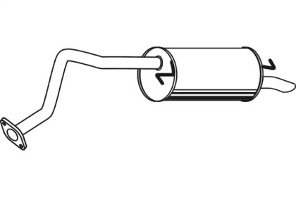 Глушитель выхлопных газов конечный FENNO P66014