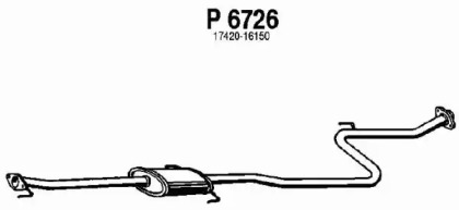 Амортизатор FENNO P6726