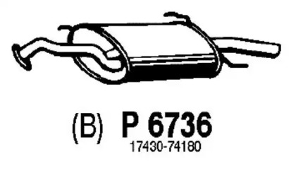 Амортизатор FENNO P6736