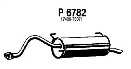 Амортизатор FENNO P6782