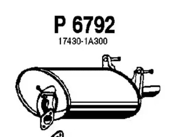 Амортизатор FENNO P6792