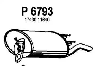 Амортизатор FENNO P6793