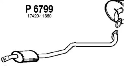 Амортизатор FENNO P6799