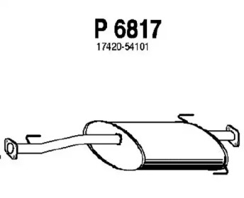 Амортизатор FENNO P6817