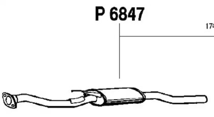 Амортизатор FENNO P6847