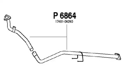 Трубка FENNO P6864