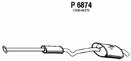 Амортизатор FENNO P6874