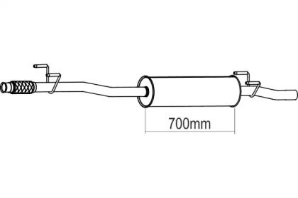 Амортизатор FENNO P7140