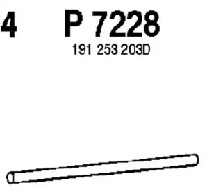 Трубка FENNO P7228