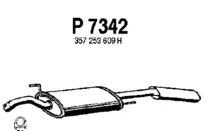 Амортизатор FENNO P7342