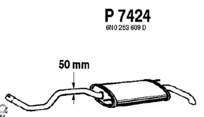 Амортизатор FENNO P7424