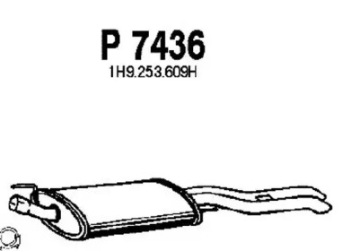 Амортизатор FENNO P7436