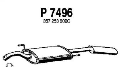 Амортизатор FENNO P7496