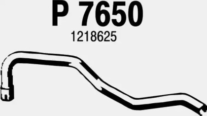 Труба выхлопного газа FENNO P7650