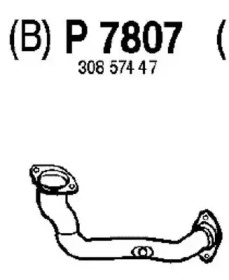 Труба выхлопного газа FENNO P7807