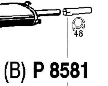 Трубка FENNO P8581