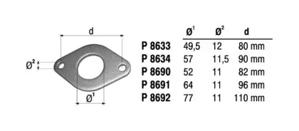 Фланец FENNO P8692