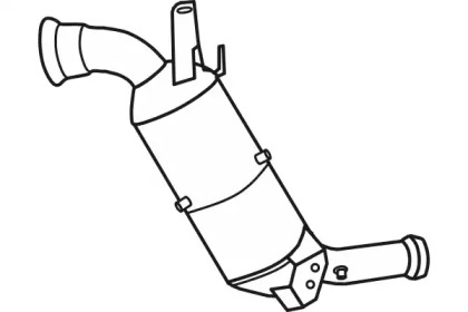Сажевый / частичный фильтр, система выхлопа ОГ FENNO P9854DPF