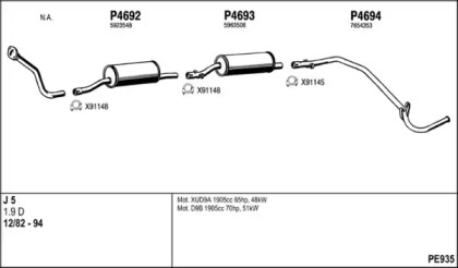 Глушитель FENNO PE935