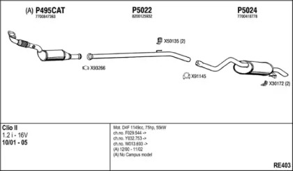 Глушитель FENNO RE403