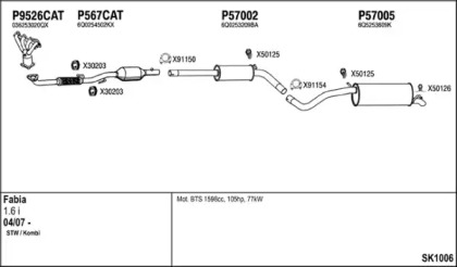 Глушитель FENNO SK1006