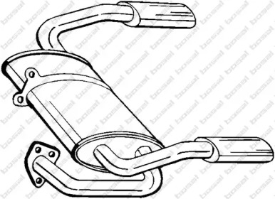 Глушитель выхлопных газов конечный BOSAL 115-335