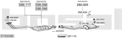  BOSAL SYS00489