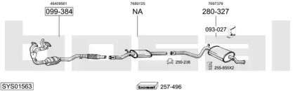 Система выпуска ОГ BOSAL SYS01563