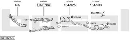 Система выпуска ОГ BOSAL SYS02372