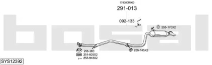 Система выпуска ОГ BOSAL SYS12392