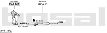 Система выпуска ОГ BOSAL SYS12808