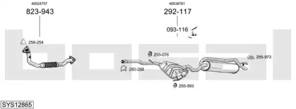 Система выпуска ОГ BOSAL SYS12865