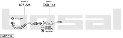 Система выпуска ОГ BOSAL SYS12866