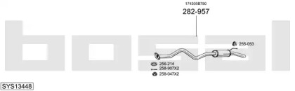 Система выпуска ОГ BOSAL SYS13448