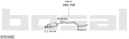 Система выпуска ОГ BOSAL SYS13492