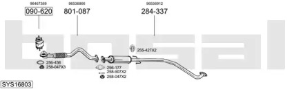 Система выпуска ОГ BOSAL SYS16803