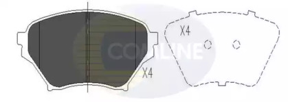 Комплект тормозных колодок COMLINE CBP01206