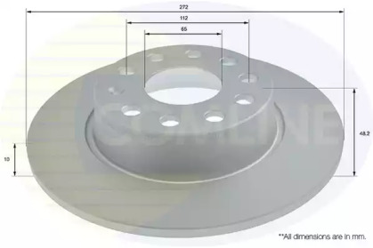 Тормозной диск COMLINE ADC1497