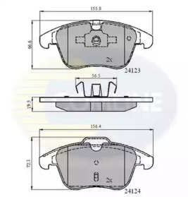 Комплект тормозных колодок COMLINE CBP01591