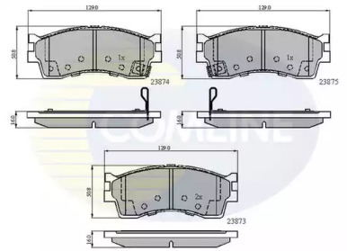 Комплект тормозных колодок COMLINE CBP3941