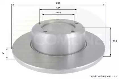 Тормозной диск COMLINE ADC1310