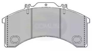 Комплект тормозных колодок, дисковый тормоз COMLINE CBP9017