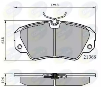 Комплект тормозных колодок COMLINE CBP0493